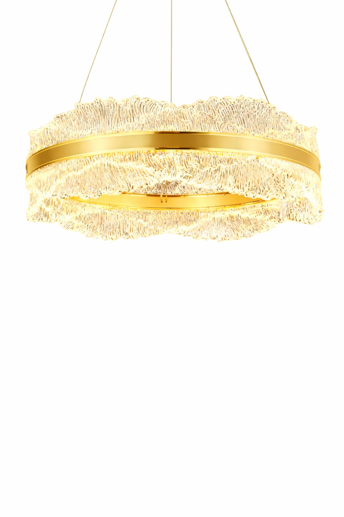 Okyanus Gold 1-Light Remote-Controlled Chandelier — view 6