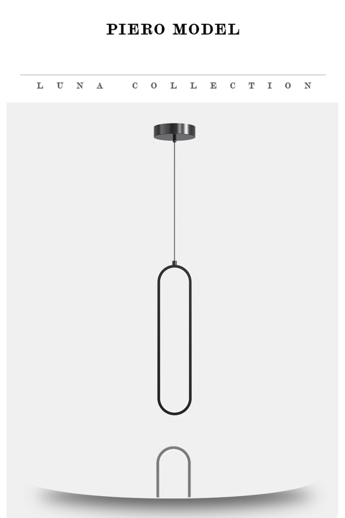Piero Black 1-Light Pendant Light — view 2