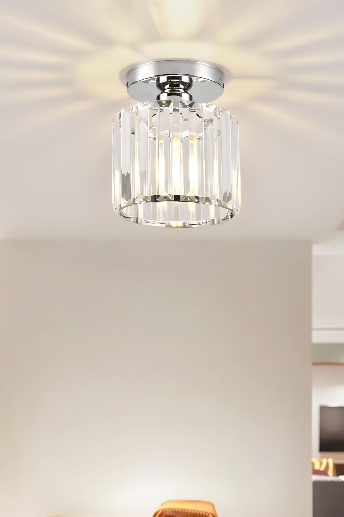 Chiaro Forte Crystal 1-Light Ceiling Light — view 7