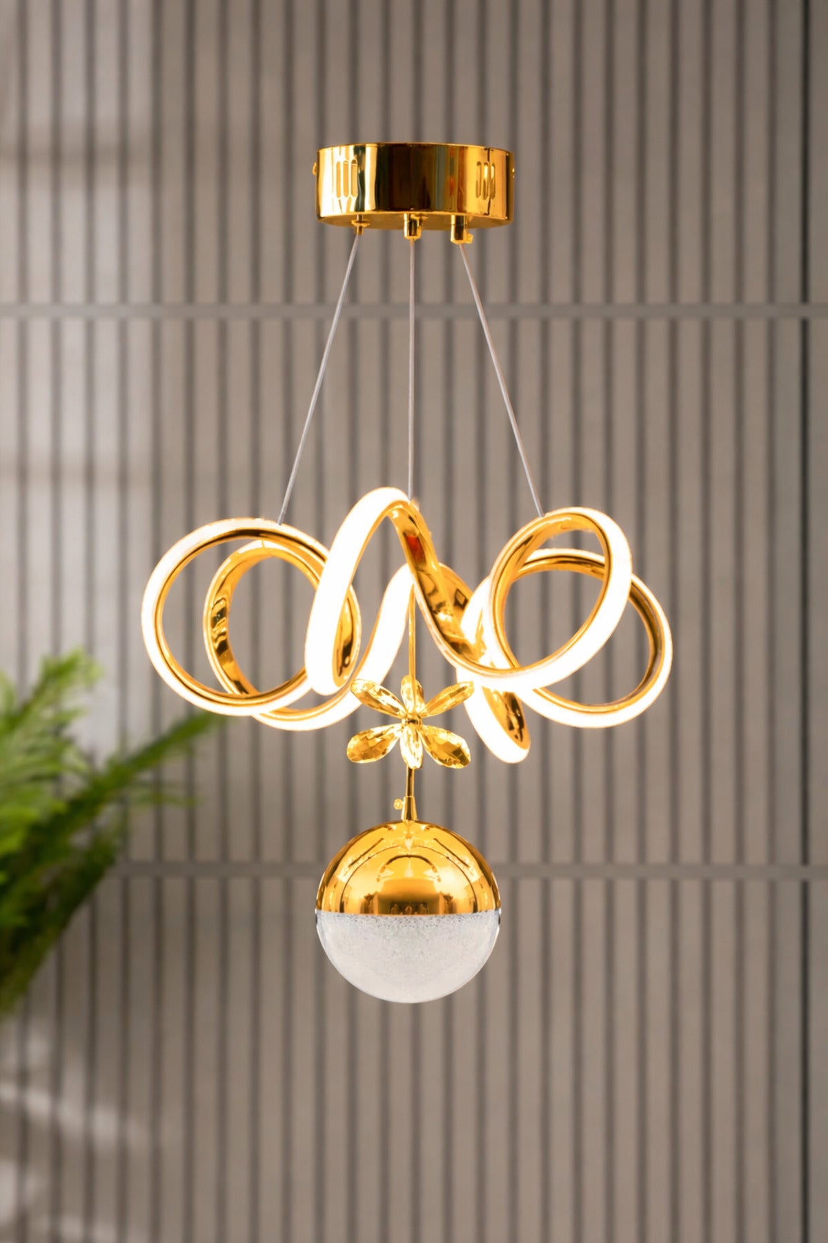 Elena Gold 1-Light Pendant Light