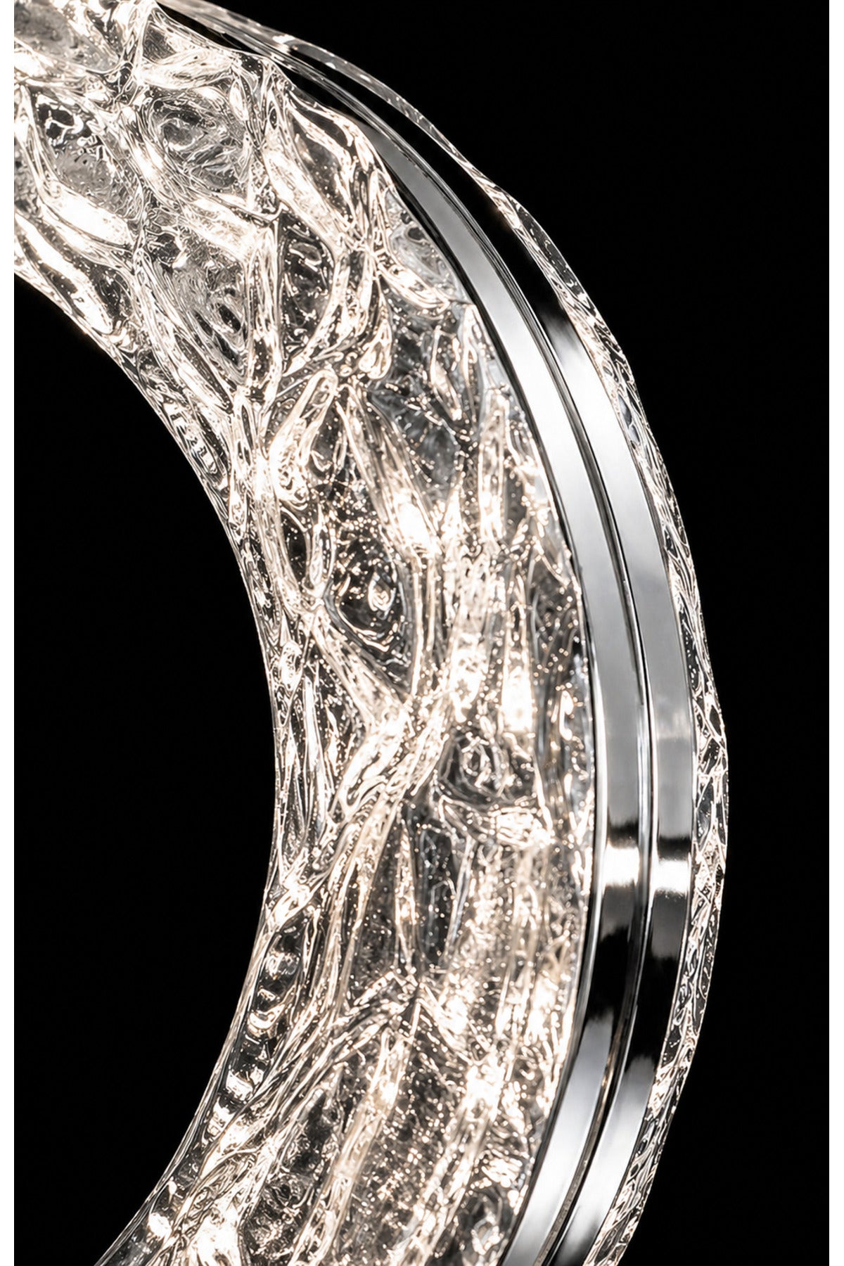 Medusa Chrome 4-Light Remote-Controlled Chandelier — view 4