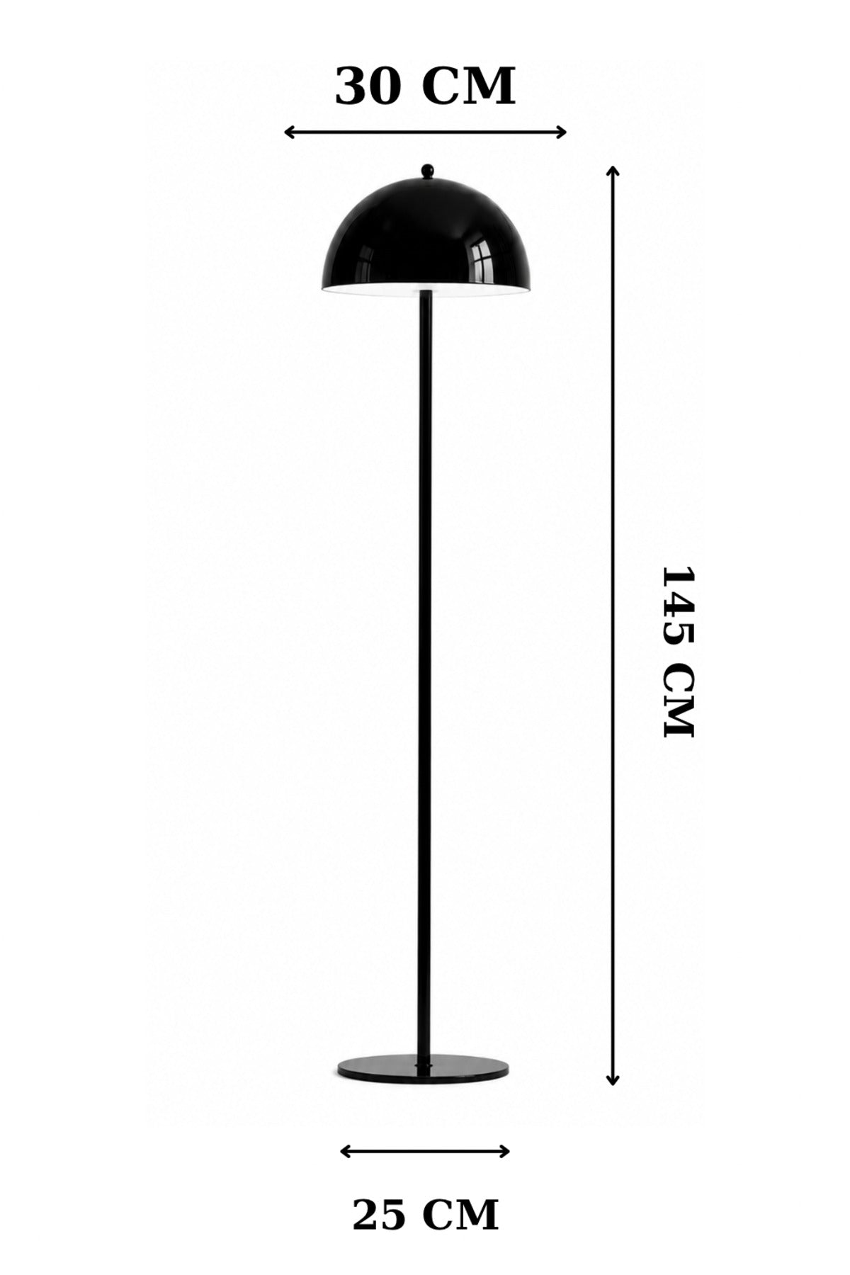 Viyana Chrome Bohemian 145 cm Floor Lamp — view 2