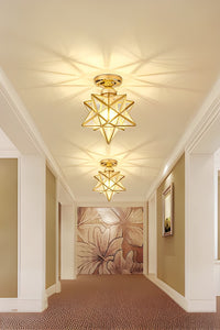 Mira Gold 1-Light Ceiling Light
