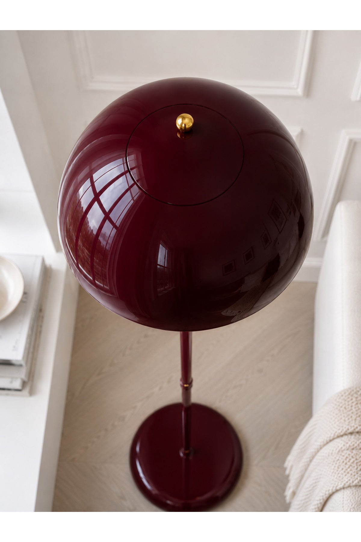Viyana Burgundy Bohemian 145 cm Floor Lamp — view 3