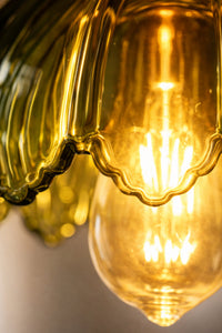 Petra Green Glass Classic Pendant Light — view 3