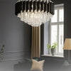 Kuvars Chrome Crystal 5-Light Chandelier