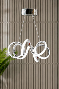 Dako Chrome 1-Light Pendant Light
