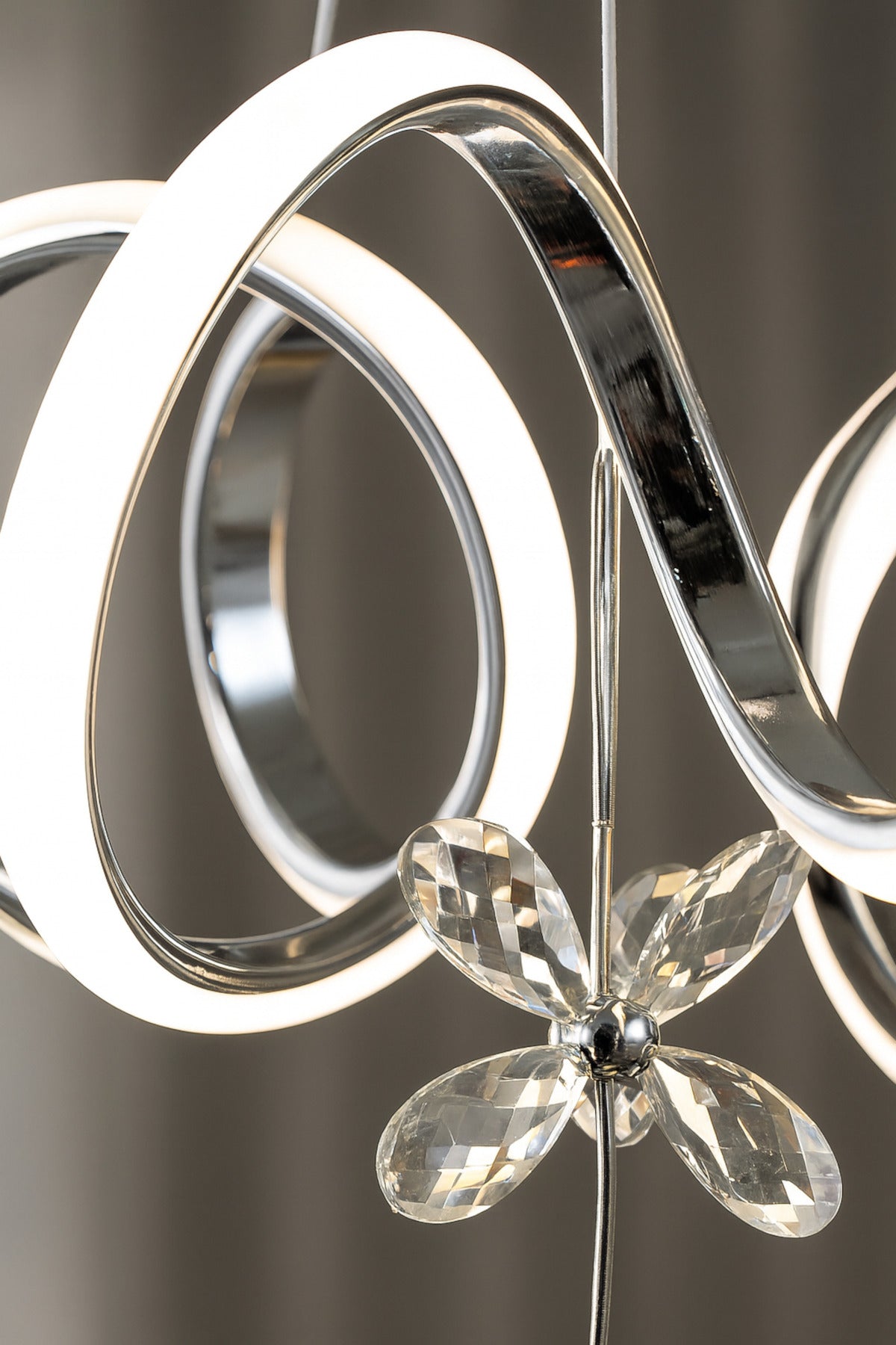 Elda Chrome Pendant Light — view 2