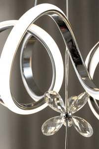 Elda Chrome Pendant Light — view 2