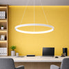 Oval White 1-Light Pendant Light