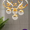 Milano Gold 4-Light Chandelier