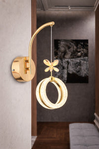 Athena Gold 1-Light Wall Light
