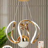 Luna Gold 1-Light Remote-Controlled Pendant Light