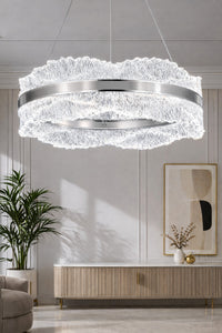 Okyanus Chrome 1-Light Remote-Controlled Chandelier — view 6