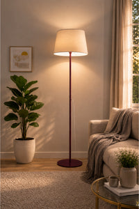 Lucca Burgundy Bohemian 145 cm Floor Lamp — view 6