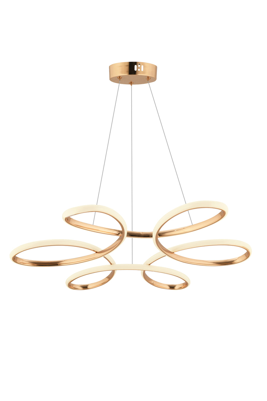 İKON Gold 1-Light Chandelier — alternate view