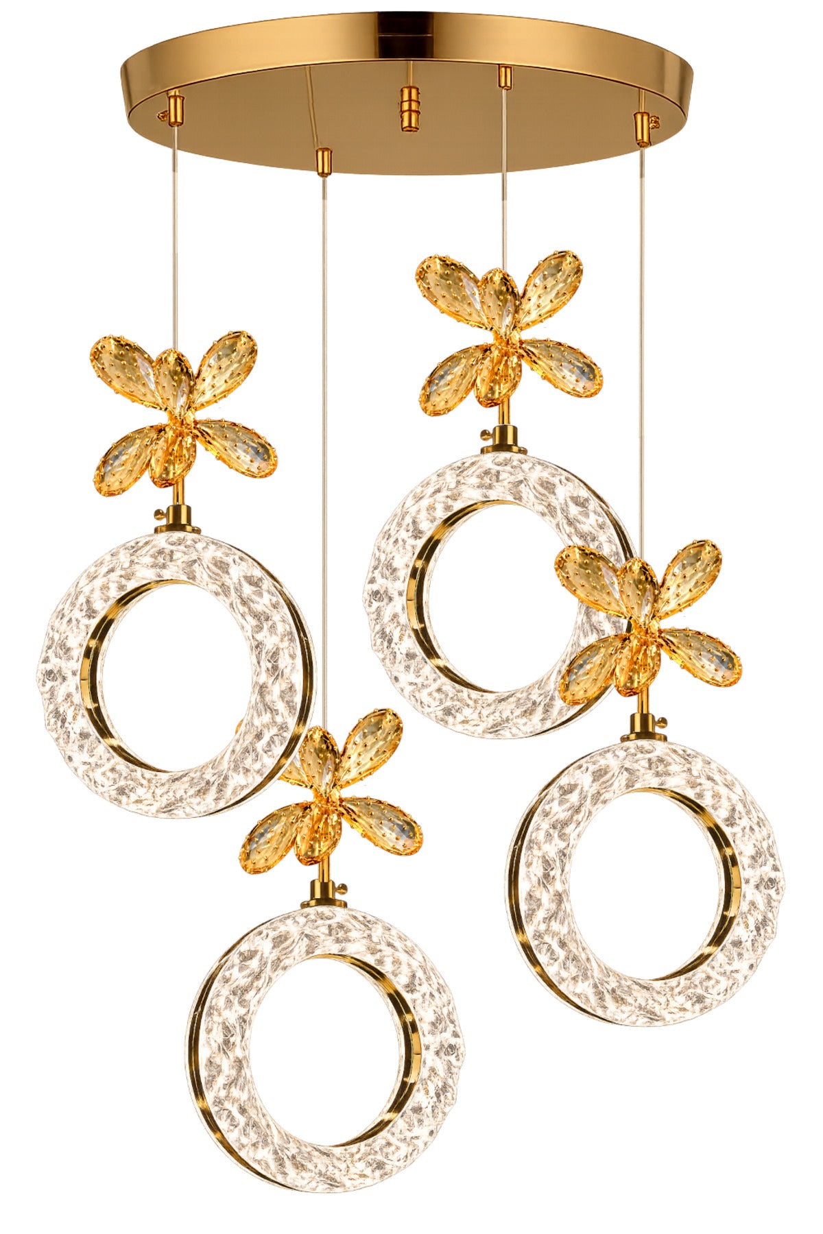 Medusa Gold Remote-Controlled Chandelier — view 6