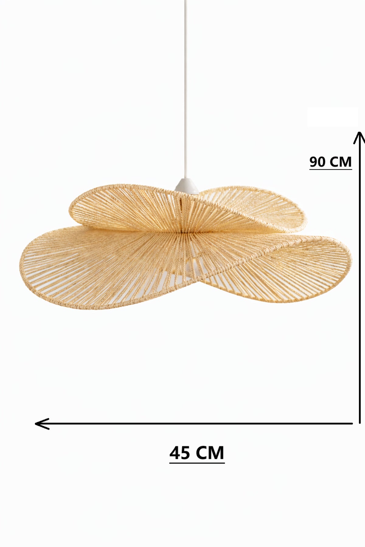 Hasır Woven Rustic Pendant Light — view 6