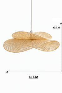 Hasır Woven Rustic Pendant Light — view 6