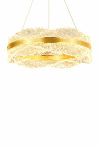 Okyanus Gold 1-Light Remote-Controlled Chandelier — view 6