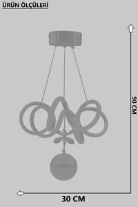 Elda Chrome Pendant Light — view 3