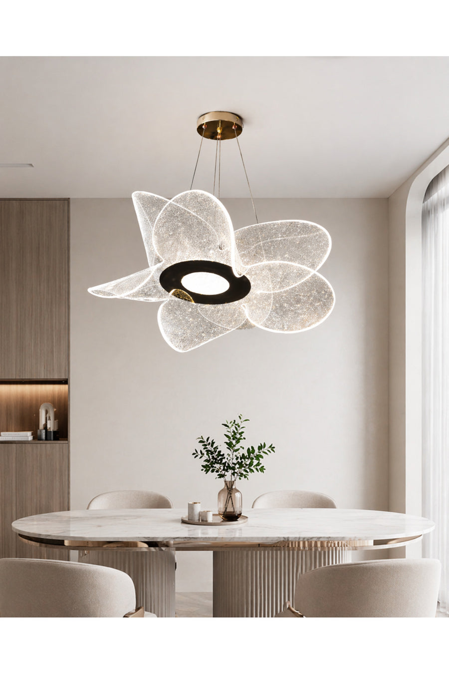 Fresh Gold 1-Light Pendant Light — alternate view