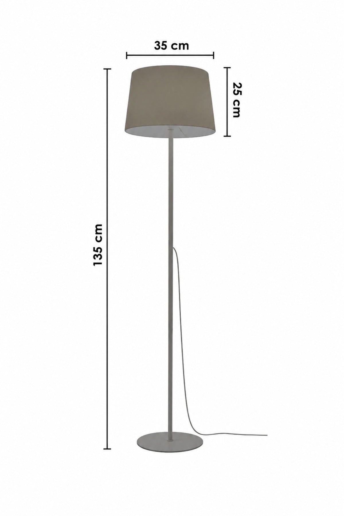 Lucca Chrome Bohemian 145 cm Floor Lamp — view 4