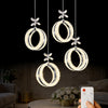 Athena Chrome 4-Light Remote-Controlled Chandelier