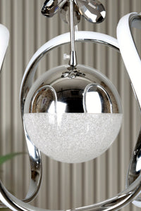 Clasy Chrome Pendant Light — view 2