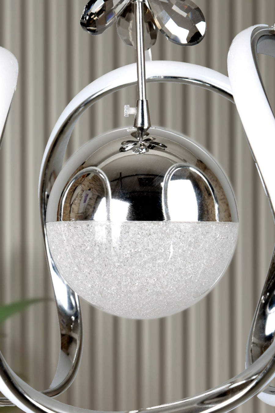 Clasy Chrome Pendant Light — alternate view