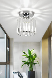 Chiaro Forte Chrome Crystal Ceiling Light — view 5