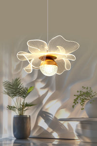 Magnolya Gold 1-Light Pendant Light