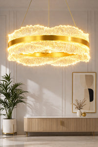 Okyanus Gold 1-Light Remote-Controlled Chandelier — view 5