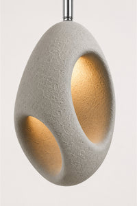 Dora Cream Concrete Pendant Light — view 4
