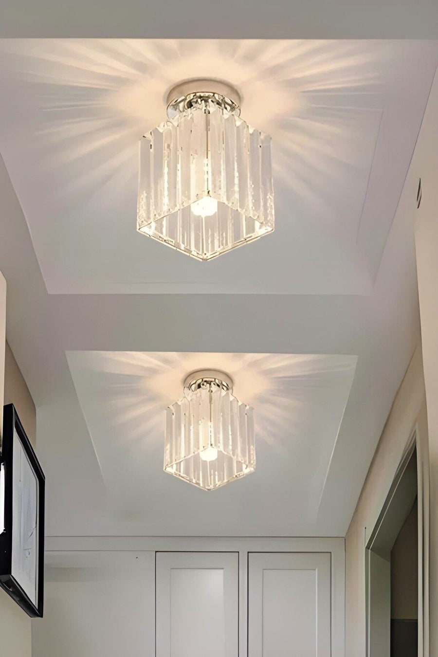 Meriva Crystal 1-Light Ceiling Light