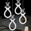 Karona Chrome 4-Light Remote-Controlled Chandelier
