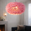 Flora Pink Fabric 1-Light Pendant Light