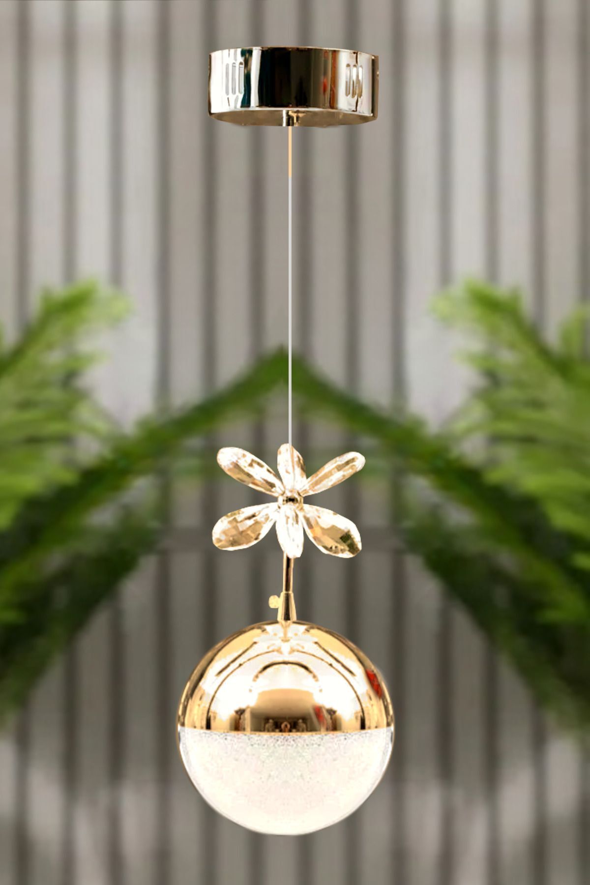 Grate Gold 1-Light Pendant Light