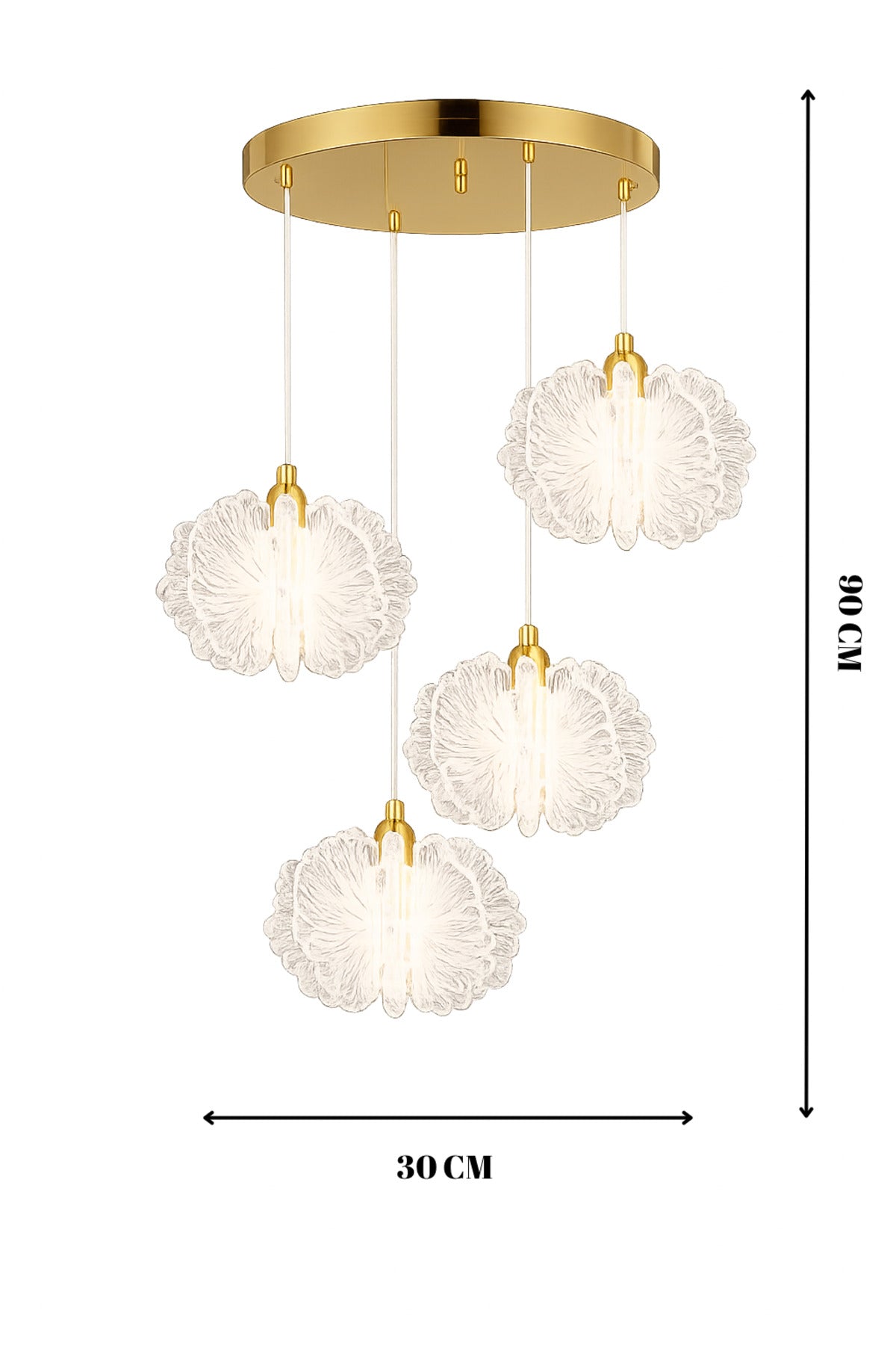 Katerina Gold Pendant Light — view 2