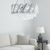 Firuze Chrome Crystal 1-Light Chandelier