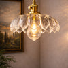 Petra Clear Glass Classic 1-Light Pendant Light