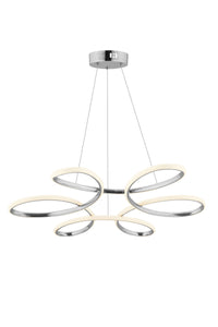 İkon Chrome 1-Light Chandelier — view 2