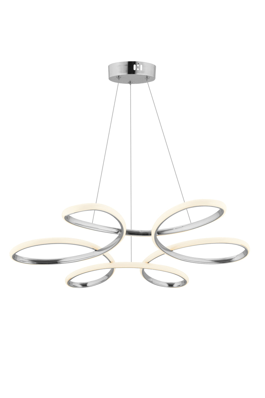 İkon Chrome 1-Light Chandelier — alternate view