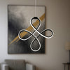 Yonca Black 1-Light Chandelier