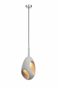 Dora Cream Concrete Pendant Light — view 3