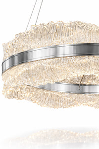 Okyanus Chrome 1-Light Remote-Controlled Chandelier — view 3