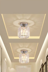 Chiaro Forte Chrome Crystal Ceiling Light — view 4