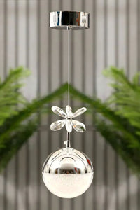Grate Chrome 1-Light Pendant Light