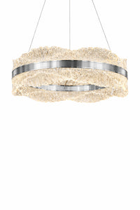 Okyanus Chrome 1-Light Remote-Controlled Chandelier — view 7
