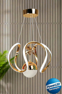 Clasy Gold 1-Light Chandelier